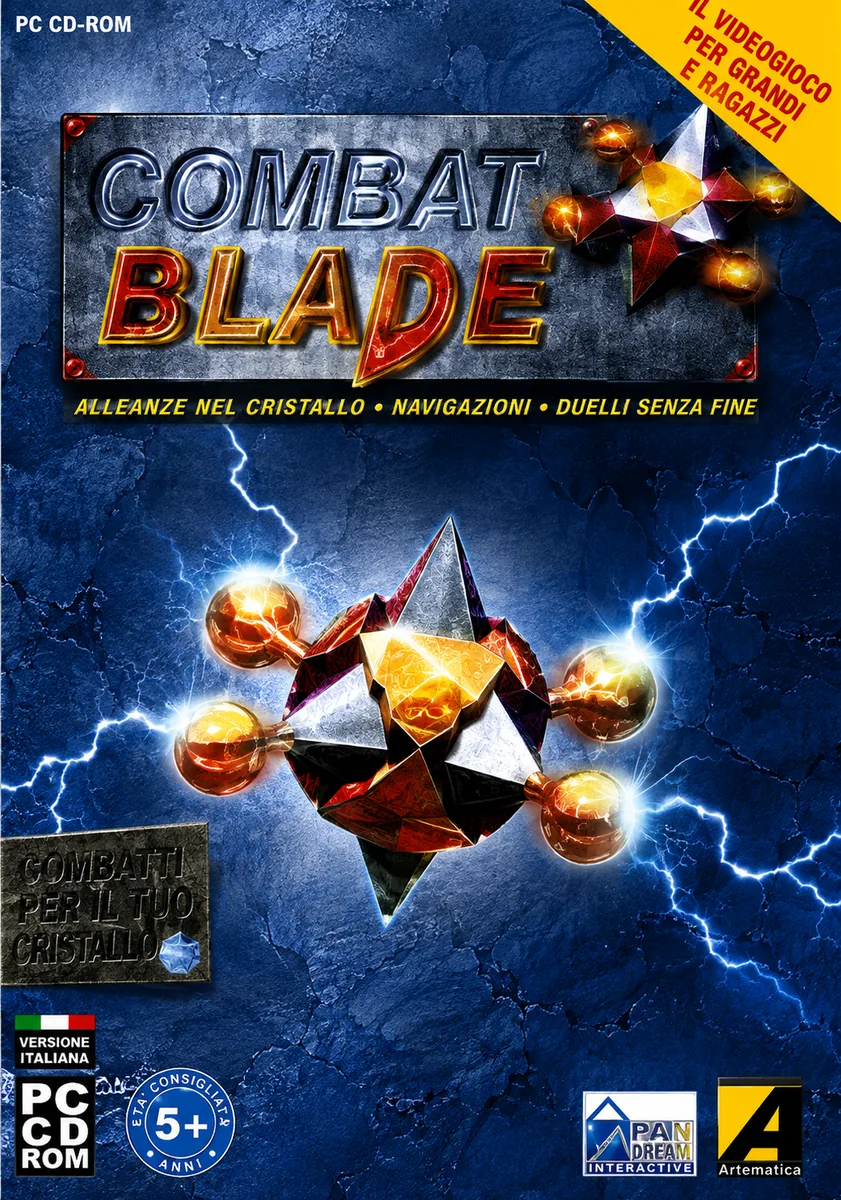 Copertina PC di Combat Blade con il logo Artematica