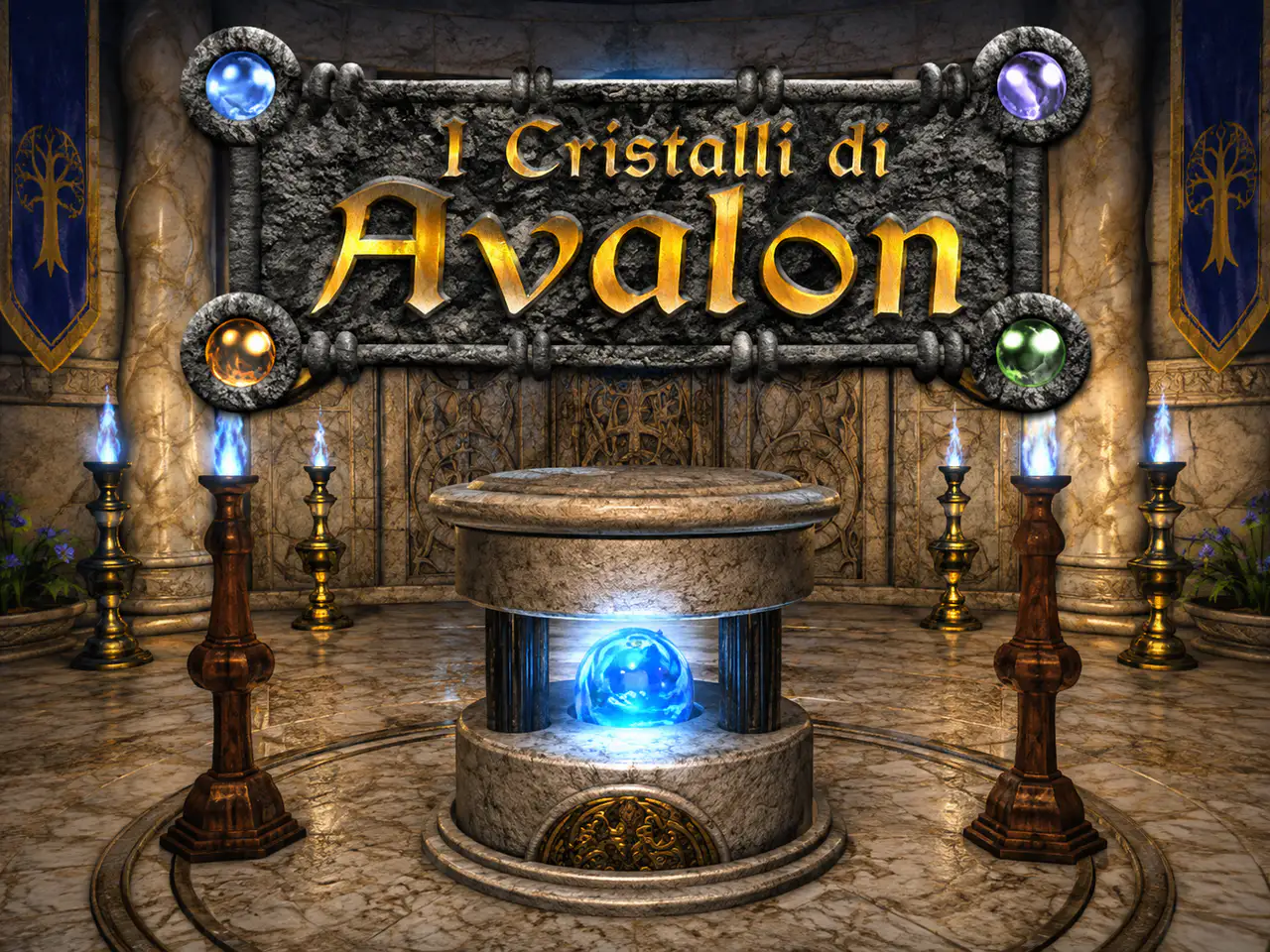 Schermata del gioco online I cristalli di Avalon
