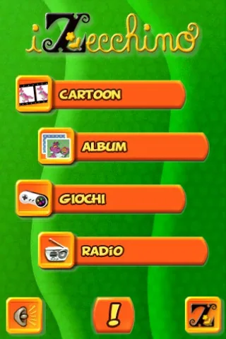 Schermata dell’app iZecchino