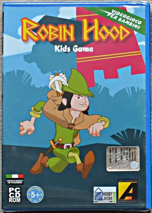 Copertina PC di Robin Hood Kids Game con il logo Artematica