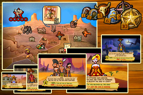 Schermata mobile di Spaghetti Western Shooter