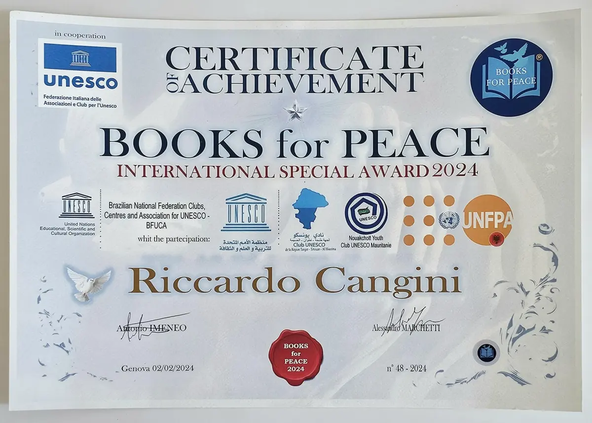 Books for Peace International Special Award 2024 assegnato a Star2Fit