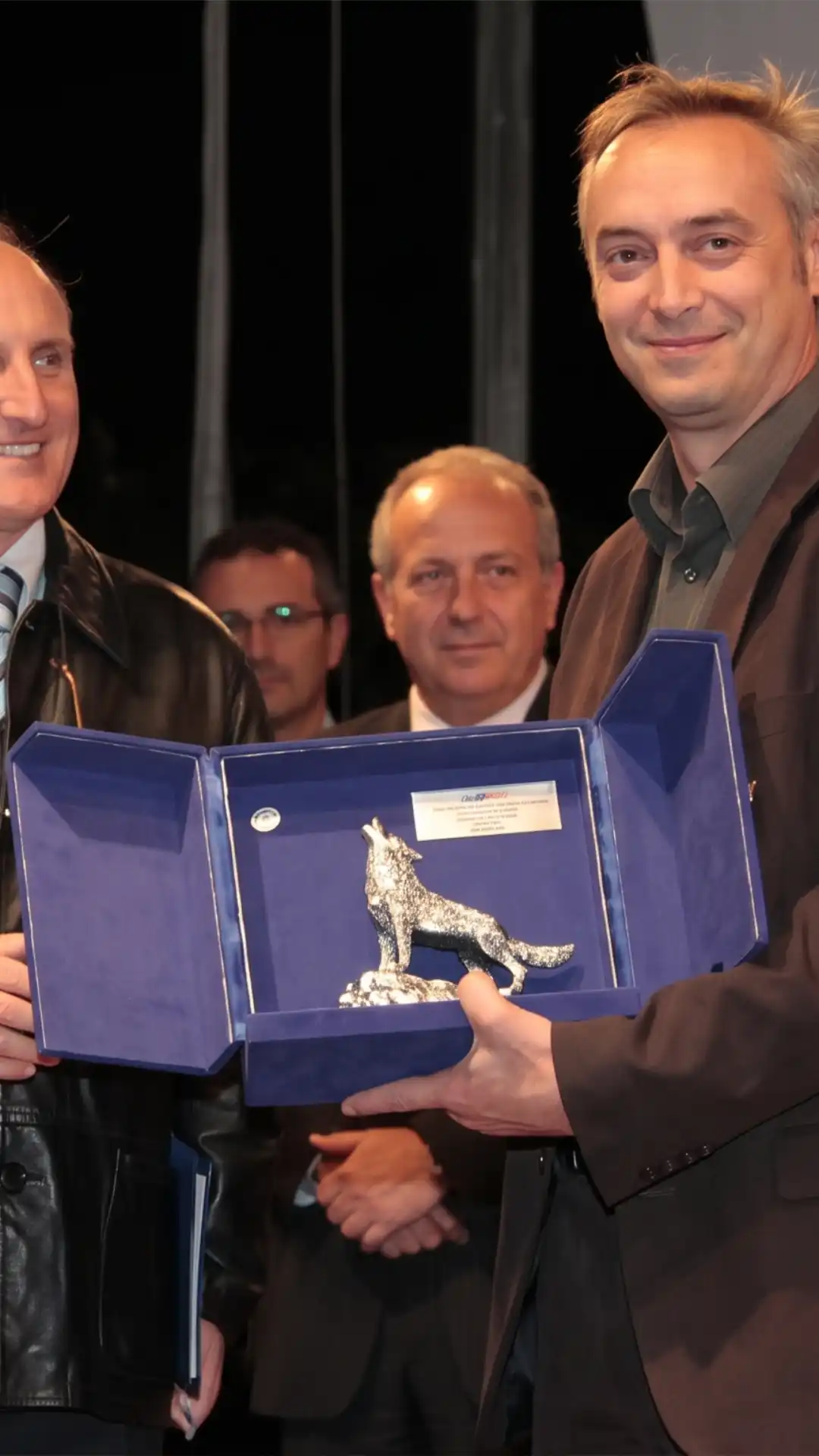Riccardo Cangini riceve il Premio PlayMONT 2008 per Diabolik The Original Sin
